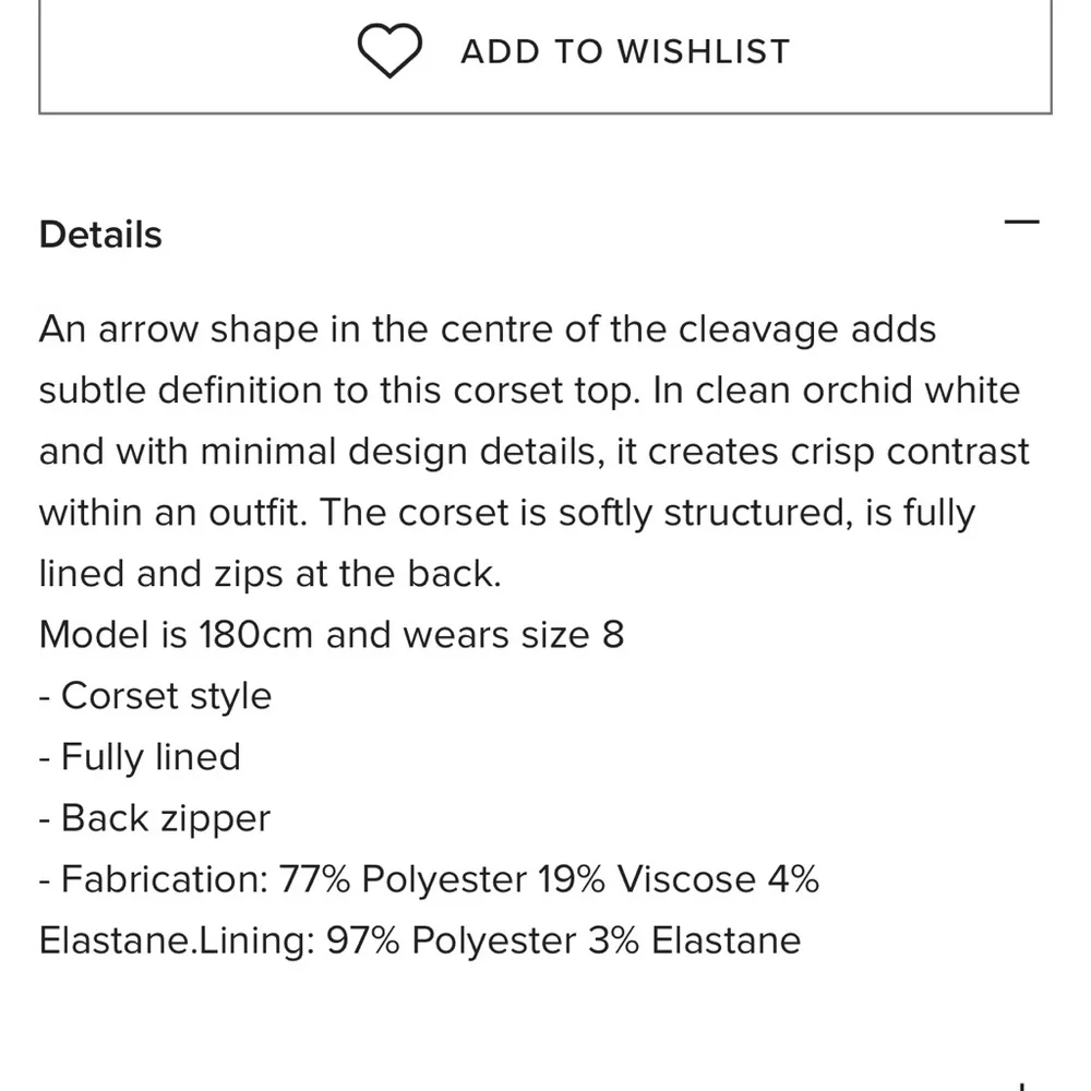 Revolve BARDOT Bronte Corset Top sz 2 / XS off white - Picture 13 of 13